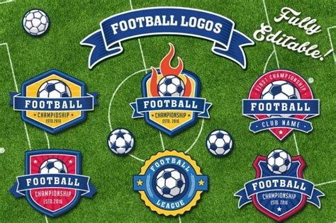 football logo design template.